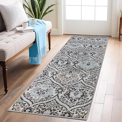 Superior Läufer für den Innenbereich, Jute-Rückseite, Moderne Ästhetik, Vintage-Blumenmuster, orientalische Teppiche, Heimdekoration für Eingang, Esszimmer, Küche, Wohnheim, Augusta-Kollektion, 70 x Superior Läufer für den Innenbereich, Jute-Rückseite, Moderne Ästhetik, Vintage-Blumenmuster, orientalische Teppiche, Heimdekoration für Eingang, Esszimmer, Küche, Wohnheim, Augusta-Kollektion, 70 x von Superior