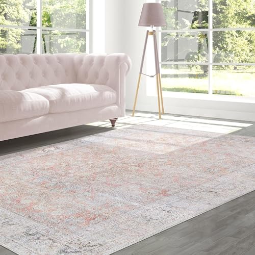 Superior Teppich für den Innenbereich, Moderne Bodendekoration, für Wohnzimmer, Esszimmer, Küche, Büro, Eingangsbereich, Spielzimmer, geometrische Bordüre, Rückseite aus Baumwolle, Lottie-Kollektion Superior Teppich für den Innenbereich, Moderne Bodendekoration, für Wohnzimmer, Esszimmer, Küche, Büro, Eingangsbereich, Spielzimmer, geometrische Bordüre, Rückseite aus Baumwolle, Lottie-Kollektion von Superior