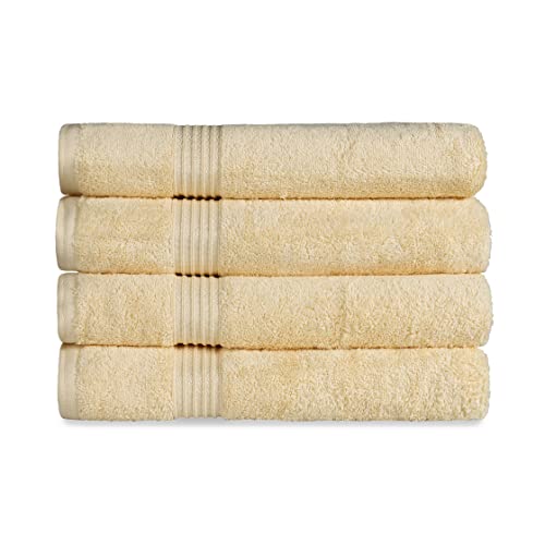 Superior Towel Handtuch-Set, Baumwolle, Canary, 4 Bath von Superior