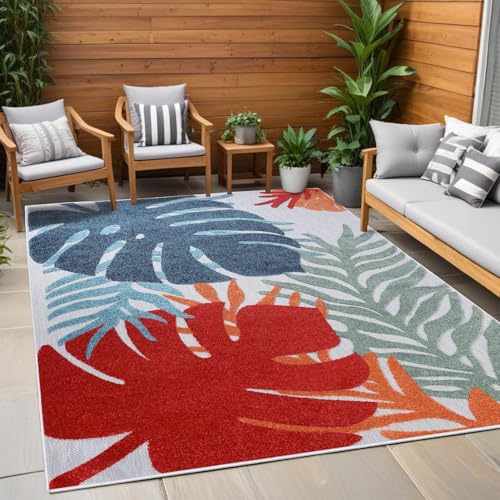 Superior Waikiki Teppich für drinnen und draußen, perfekt für Terrasse, Pool, Hinterhof, Spielzimmer, Küche, Schlafzimmer, Esszimmer, Eingang, Schlammzimmer, übergroße Tropische Blätter Superior Waikiki Teppich für drinnen und draußen, perfekt für Terrasse, Pool, Hinterhof, Spielzimmer, Küche, Schlafzimmer, Esszimmer, Eingang, Schlammzimmer, übergroße Tropische Blätter von Superior