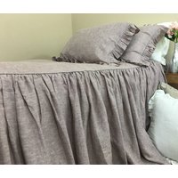 Chambray Rustikale Himbeer Leinen Tagesdecke, Beeindruckend Und Lukrativ von SuperiorCustomLinens