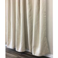 Ein Paar Hellbraune Sackleinen-Vorhänge, Schweres Leinen, Doppelt Gewebtes Hochwertiges Benutzerdefinierte Vorhänge von SuperiorCustomLinens