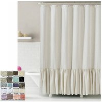 Leinen Duschvorhang Mit Meerjungfrau Rüschen, Machen Sie Ihr Badezimmer Ansprechend Individueller Extra Lang, Breit von SuperiorCustomLinens