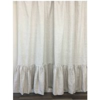 Natur Leinen Duschvorhang Mit Langen Rüschen Meerjungfrau, Mittelschweres Leinen, Ungefärbtes Benutzerdefinierte Extra Lang, Breit Natur Leinen Duschvorhang Mit Langen Rüschen Meerjungfrau, Mittelschweres Leinen, Ungefärbtes Benutzerdefinierte Extra Lang, Breit von SuperiorCustomLinens