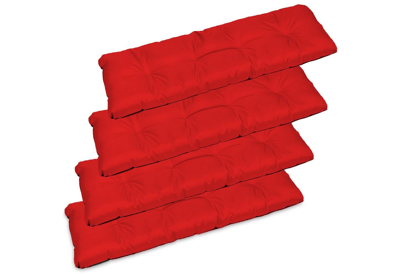 Superkissen24. Sitzkissen 4er Set Bankkissen Bankauflage für Gartenbank - 120x38 cm, wasserdicht, schnell trocknend, für Indoor und Outdoor Superkissen24. Sitzkissen 4er Set Bankkissen Bankauflage für Gartenbank - 120x38 cm, wasserdicht, schnell trocknend, für Indoor und Outdoor von Superkissen24.