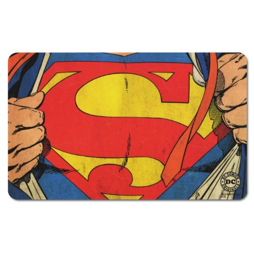 Logoshirt® DC I Superman I Man Of Steel I Frühstücksbrettchen I Schneidebrett I 23x14cm I spülmaschinenfest & hitzebeständig I Lizenziertes Originaldesign von Logoshirt