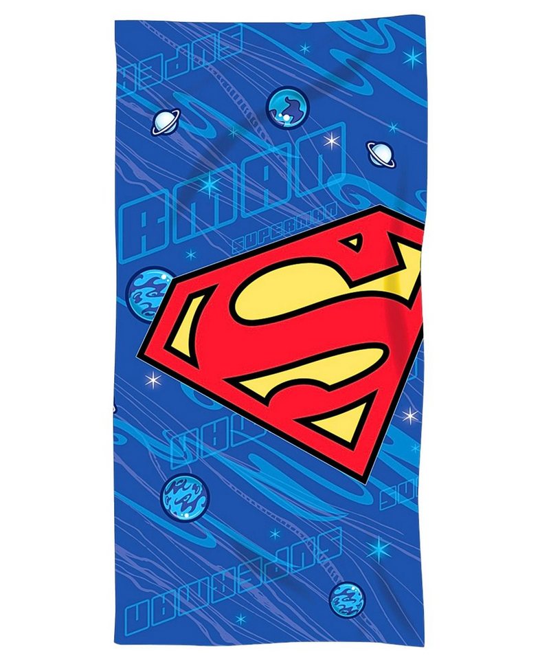 Superman Badetuch, Mikrofaser, Strandtuch 70 x 140 cm schnelltrocknend von Superman