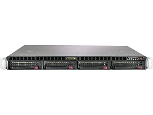 Barebone Server 1U Single 1151 4 Hot-Swap 3,5 Zoll 400 W Redun SuperServer SYS-5019C-MR von Supermicro
