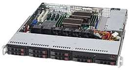 Supermicro CSE-113MTQ-600CB Chassis Silber von Supermicro