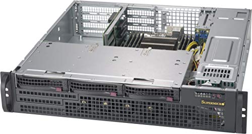 Supermicro CSE-825MBTQC-R802WB PC-Gehäuse (Regal, Server, Schwarz, 2U, Festplatte, LAN, Leistung, System, BSMI CCC CE/EMC FCC Class A TUV/CB UL/CUL) von Supermicro