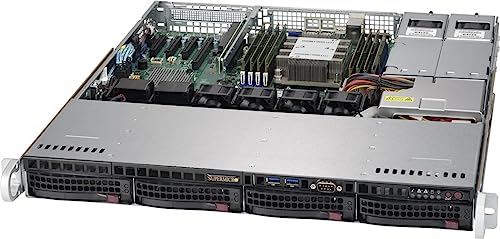 Supermicro SuperServer 5019P-MR Intel® C621 LGA 3647 Rack (1U) schwarz – Server Barebone (Intel® C621, LGA 3647, Intel® Xeon®, DDR4-SDRAM, 768 GB, 192 GB) von Supermicro