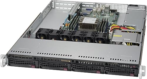 Supermicro SuperServer 5019P-WT Intel C622 LGA 3647 (Socket P) Rack (1U) schwarz von Supermicro
