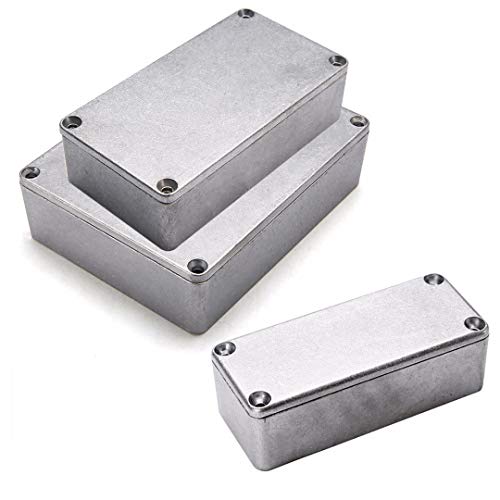 Gehäuse Electronics Supertool 119 (L) x 94 (B) x 34 (H) IP54 Aluminium Elektronik-Projektbox Gehäuse Gehäuse Außengehäuse externes Gehäuse Stromabzweigdose komplett mit Stecker von Supertool