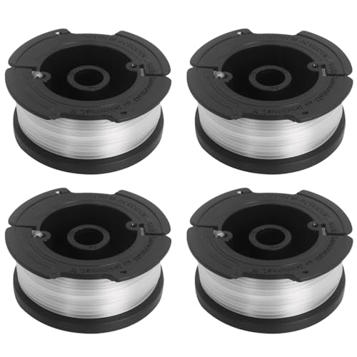 Rasentrimmer-Spule, kompatibel mit Black+Decker AF-100, 9 m, Auto-Feed Rasentrimmer, Ersatzspule für Unkrautfresser (4 Stück) von Supertool