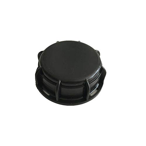 SUPERTOOL IBC Kappe Endkappe S60X6 60 mm, Tankdeckel schwarz IBC Tankadapter passend für IBC Tank (3 Stück) Standarddichtungen von Supertool