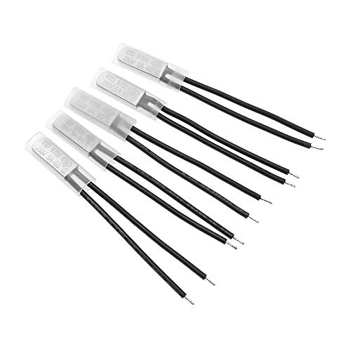 SUPERTOOL KSD9700 Thermoschutz, normalerweise geschlossen/geöffnet, Thermoschutz, Bimetall-Temperaturschalter-Regler (40 ℃-150 ℃), 5 Stück von Super Tool