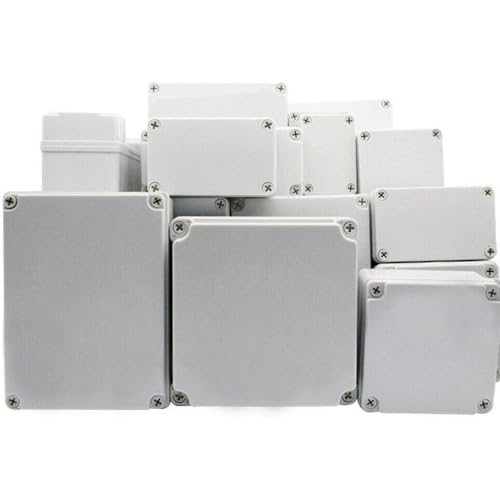 Supertool Projektbox, ABS-Kunststoffabdeckung IP67 Wasserdichte elektronische Abzweigdose für DIY-Instrument (1 Stück - 125 x 125 x 100 mm), Weiß von Supertool
