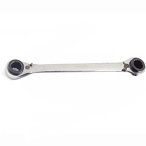 SUPERTOOL Ringmaulschlüssel, 4-in-1, Doppelendschlüssel, Doppelring-Ratschenschlüssel, metrisch für Reparaturen (8 mm x 9 mm und 10 mm x 11 mm) von Super Tool