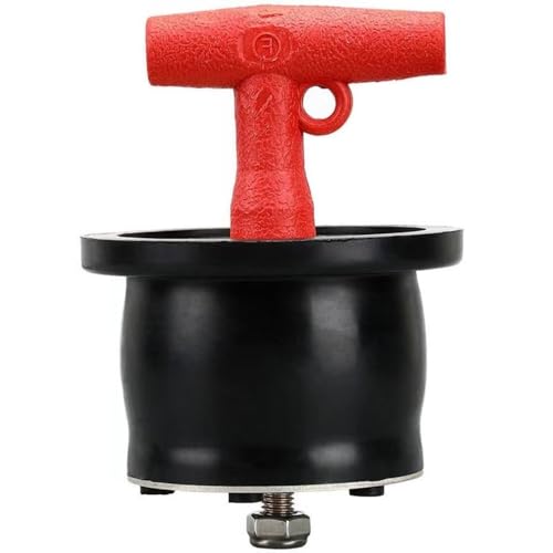 Scupper Plugs, Expansion Rubber Drain Plug with T Handle and Screw, Boat Pipe Hole Plug for 85-100mm Scupper von Supertool