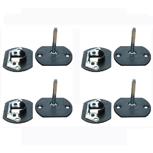 Sectional Sofa Couch Connector, 4 Sets Universal Furniture Interlocking Sectional Sofa Connectors, Pin Style Furniture Connector Bracket for Headboard Sofa Recliner von Supertool
