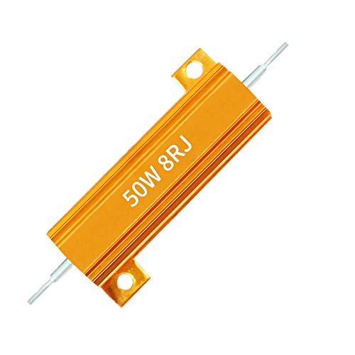 Wirewound Supertool 2.2 OHM 50 W 5 % Chassis Mount Aluminium Shell Windabweiser Gold Tone Aluminium Used-Widerstand für LED-Ersatz-Konverter von Supertool