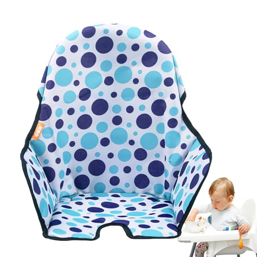 Suphyee Sitzbezüge Kissen für IKEA Hochstuhl | Hochstuhl-Kissenbezug, kompatibel mit IKEA-Hochstuhl,waschbares,faltbares Baby-Hochstuhlkissen, gepolsterter Baumwolleinsatz für IKEA-Kinderstuhl von Suphyee