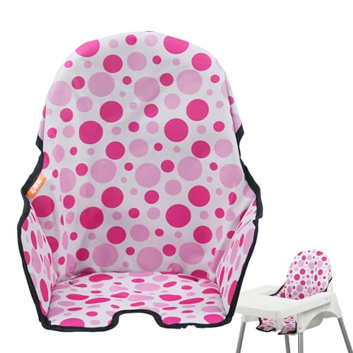 Sitzbezüge Kissen für Ikea Antilop Hochstuhl | Hochstuhl-Kissenbezug, kompatibel mit IKEA Antilop-Hochstuhl,waschbares,faltbares Baby-Hochstuhlkissen, gepolsterter Baumwolleinsatz für IKEA-Kinderstuhl von Suphyee