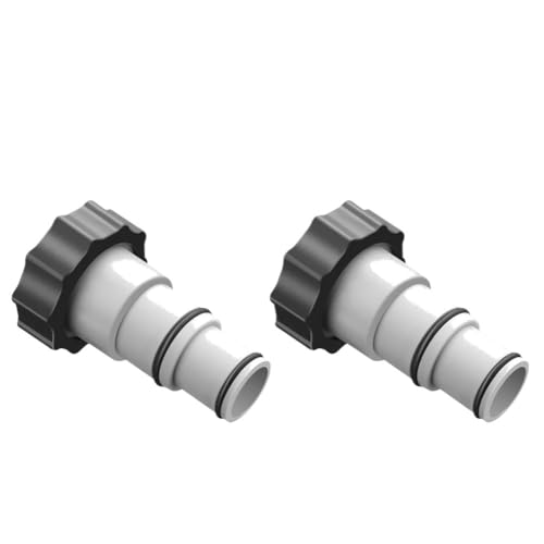 1/2/3/4/5PCS Pool Schlauch Adapter for Gewinde Verbindung Pumpen Schwimmen Pool Teile Kunststoff Pool Schlauch Adapter(2 PCS) von Supkancl