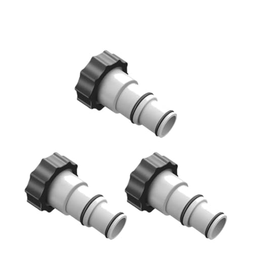 1/2/3/4/5PCS Pool Schlauch Adapter for Gewinde Verbindung Pumpen Schwimmen Pool Teile Kunststoff Pool Schlauch Adapter(3 PCS) von Supkancl