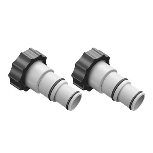1/2/3/4/5Pcs Pool Schlauch Adapter for 4000 2500 2000 1500 Gewinde Anschluss Pumpen Ersatz Adapter Schwimmbad Zubehör(2pcs) von Supkancl
