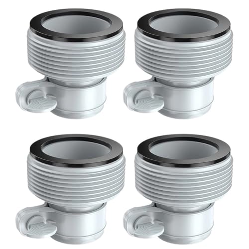 1/2/4 stücke 1,25 Zoll Bis 1,5 Zoll Pool Pumpen Adapter for Anschluss Klemme Auf Armaturen Konverter Pool Zubehör(4pcs) von Supkancl