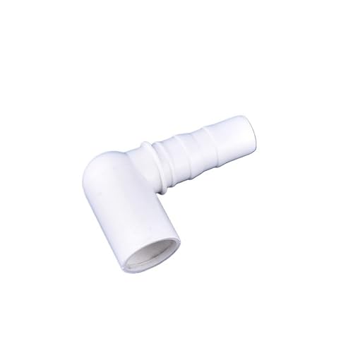 1/5PCS ID16mm 20mm Bis 16mm PVC Buchse Ellenbogen Stecker Garten Aquarium Schlauch Joint(White-16mm,5Pcs) von Supkancl