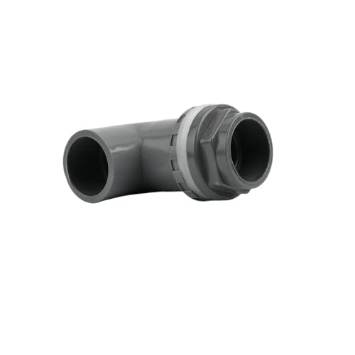 1 STÜCK 20~50 mm graues PVC-Rohr 90°-Winkelstück Direktverbinder Verdicken Sie Aquarium-Überlaufverbindungen Gartenbewässerungs-Einlass-Auslass-Ablaufgarnitur(Style 1(I D),20mm(1Pc)) von Supkancl