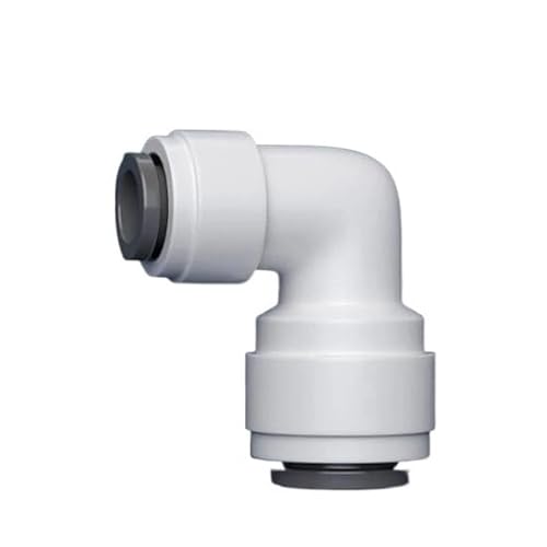1 stück 1/4 "-3/8'' RO Wasser Fitting Gerade Ellenbogen POM Schlauch Anschluss Wasserfilter Umkehrosmose Teile(Elbow) von Supkancl