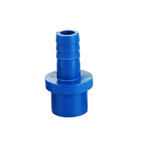 1PC 20/25/32mm Bis 5/8/10/12/14/16/20mm PVC Schlauch Anschluss Schnell Anschluss Harte Rohr Kunststoff Joint Adapter Rohr Armaturen(Blue,O.D 32-25mm) von Supkancl