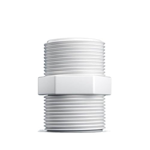 1PC Kunststoff Außengewinde Fitting Dichtring Schlauch Rohr Gerade Kupplung Nippel Anschluss RO Wasserfilter Teile(1 inch) von Supkancl