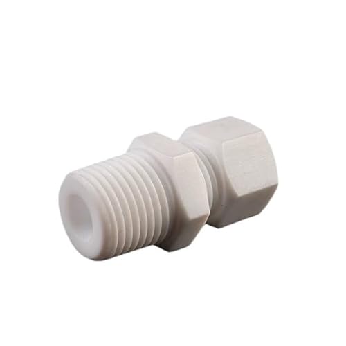 1PC M6 M8 M10 1/8 "1/4" 3/8 "BSPT NPT Männlich X 3 4-25,4mm PTFE Einzel Ferrule Compresion Union Fitting Koppler Stecker(3l8 BSPT- 4mm) von Supkancl