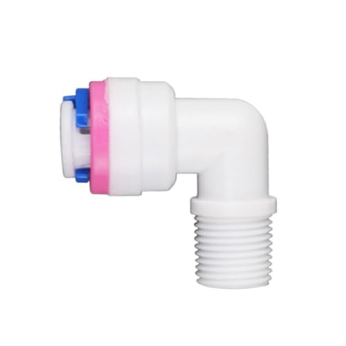 1PC Wasserfilter Einwegventil Ellenbogen 6,35mm OD Schlauch 1/8 "Außengewinde von Supkancl