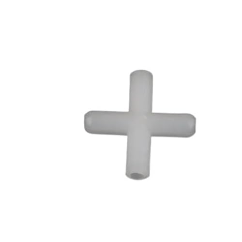 20/50 stücke 4mm T 3 Weg Aquarium Luftpumpe Linie Schläuche Gelenke 4mm Gerade Anschlüsse(Cross,20pcs) von Supkancl