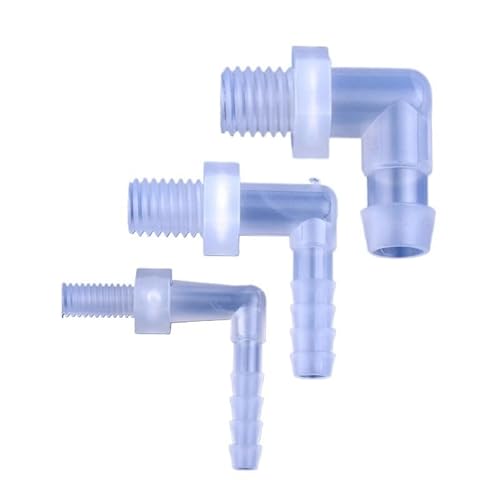 5/20 stücke M6 ~ M12 Zu 4~12mm Ellenbogen Stecker Aquarium Tank Armaturen Bewässerung Wasser Schlauch Joint(M6-4mm,5 Pieces) von Supkancl