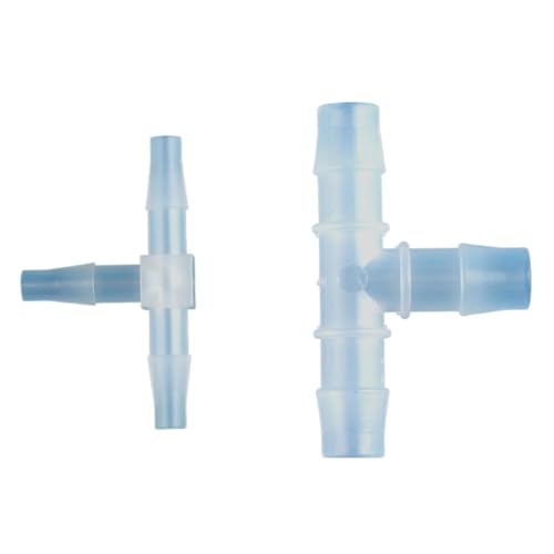 50/100/200Pcs O.D 1,6-15,8mm T Stecker Garten Bewässerung Wasser Rohr Adapter Luftpumpe Schlauch Joint(7.9mm,50pcs) von Supkancl