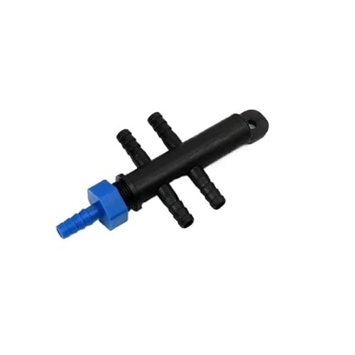 Supkancl 1/2/5 Stück Gewinde 1I2 20 25 8 mm 3~4 Wege Kunststoffanschlüsse Bewässerungsrohrsplitter Fischtank Luftpumpe Belüfter Schlauchverteiler(Black,2pcs) von Supkancl