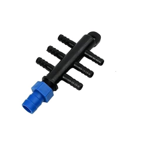 Supkancl 1/2/5 Stück Gewinde 1I2 20 25 8 mm 3~4 Wege Kunststoffanschlüsse Bewässerungsrohrsplitter Fischtank Luftpumpe Belüfter Schlauchverteiler(Green,5pcs) von Supkancl