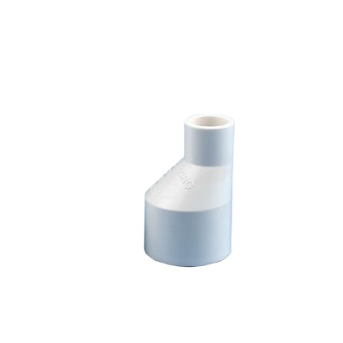 Supkancl 1/2 stücke 20/25/32/40/50/63mm PVC Gerade Exzentrische Reduzierstücke Anschlüsse Wasser Rohr Adapter Joint Garten Bewässerung Fitting(50-32mm,2PCS) von Supkancl
