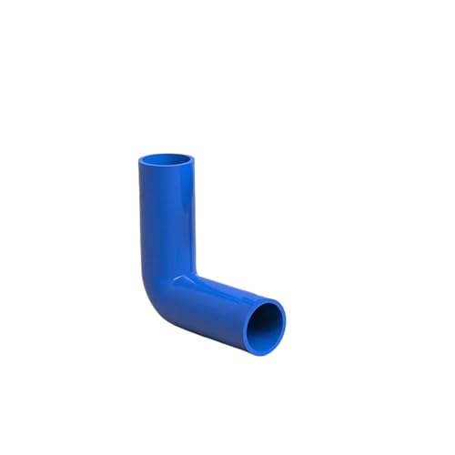 Supkancl 1/3 STÜCKE OD 20/25/32mm PVC Erweiterte Fisch Tank Ellenbogen 90 Grad Ellenbogen Stecker Aquarium Garten Bewässerung Wasser Rohr Zubehör(O.D 20mm (Blue),3 Pieces) von Supkancl