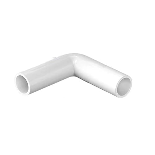 Supkancl 1/3 STÜCKE OD 20/25/32mm PVC Erweiterte Fisch Tank Ellenbogen 90 Grad Ellenbogen Stecker Aquarium Garten Bewässerung Wasser Rohr Zubehör(O.D 32mm (White),3 Pieces) von Supkancl