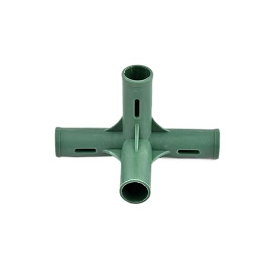 Supkancl 1/5/10PCS 19mm Kunststoff Gartenarbeit Rahmen Kanten Ecke Stecker Pflanze Blume Stehen Joint(90 Degree Four-Way,10Pcs) von Supkancl