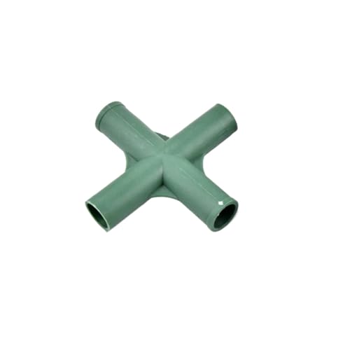 Supkancl 1/5/10PCS 19mm Kunststoff Gartenarbeit Rahmen Kanten Ecke Stecker Pflanze Blume Stehen Joint(Flat Four-Way,10Pcs) von Supkancl