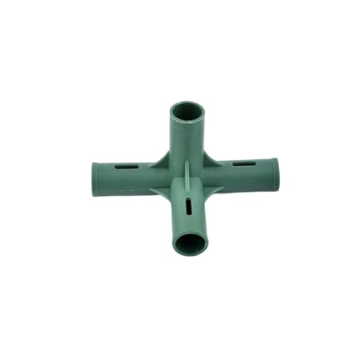 Supkancl 1/5/10PCS 19mm Stand Connector 3-Wege 4-Wege Garten Gewächshaus Rohr Unterstützung Rod Joint(Four-Way,5Pcs) von Supkancl