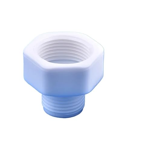 Supkancl 1/5 STÜCKE 1/2 "3/4" 1 "Außen-/Innengewinde Minderer Verbindungsstück Wasserrohrarmaturen Aquarium Tank Nippelverbindung(Black,5Pcs) von Supkancl